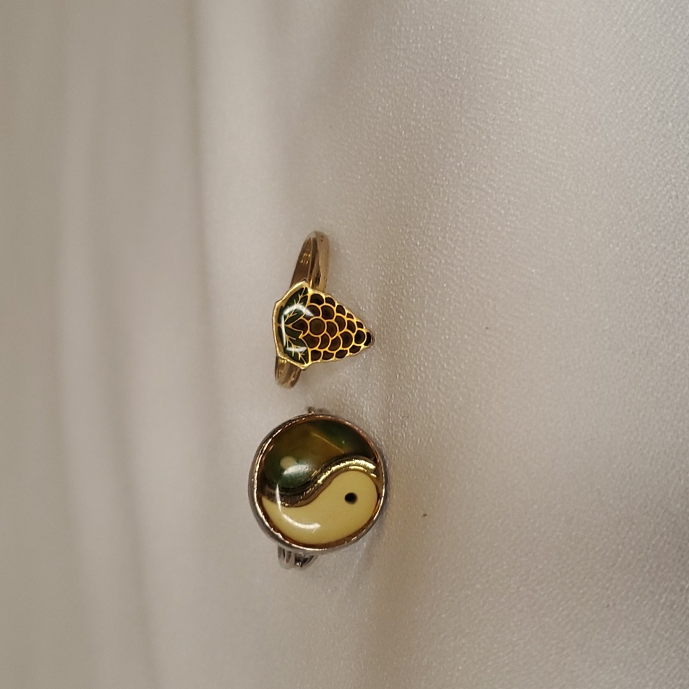 Adjustable Mood Rings, Vintage - Picture 3 of 3